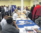 More organizations expressed interest in participating in the event than could be accommodated, according to Paul Moore of the Retiree Activities Office. About 350 people attended the program