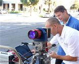 Photo 1: Jason Hannon, (Toyon Research Corp.), and Greg Wagner (FLIR-EOC Inc.) test a high-definition, short-wave infrared camera. The Air Force Research Laboratory, headquartered at Wright-Patterson Air Force Base, is managing the project to ultimately p