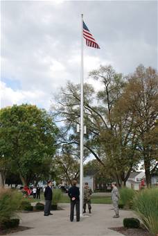 AFRL honors deployed troops with flag ceremony