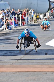 Disabilities don't stop these marathoners