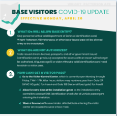 Visitor base entry requirements graphic