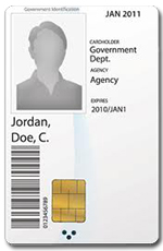 Image of ID card - link to current ID card system status